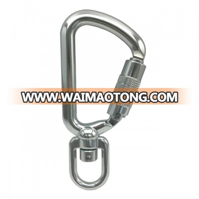 A204KTL Tool Swivel Carabiner Aluminum 8kN Safety Tether Hook