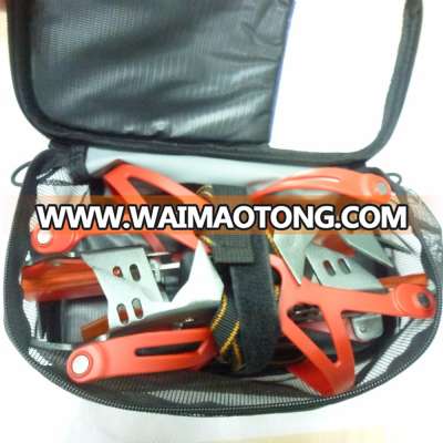 Free Size Aluminum Ice Traction Walking Crampons For Ice Climbing